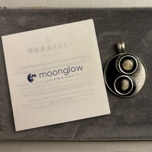 Yin Yang Moon Phase Pendent